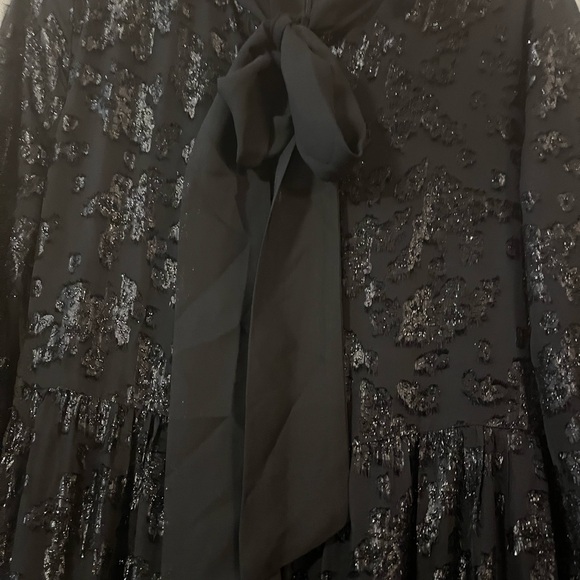 NWT Dainty Jewells Black Long Sleeve Maxi Formal Dress - Picture 9 of 14